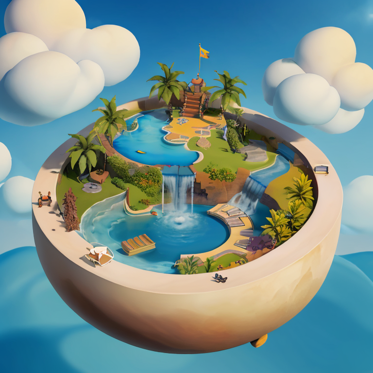 383314-1206014278-((masterpiece,best quality)), absurdres , paradise, floating island, waterfall, clouds and sky in the background,.png